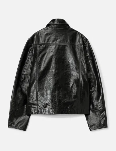 Won Hundred Dutton Leather Jacket In Black