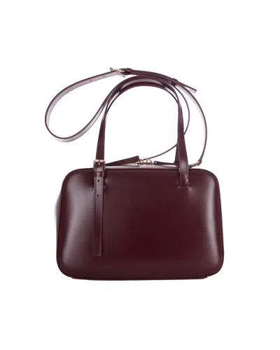A.p.c. A. P.c. Mini Cowhide Bag For Women In Burgundy