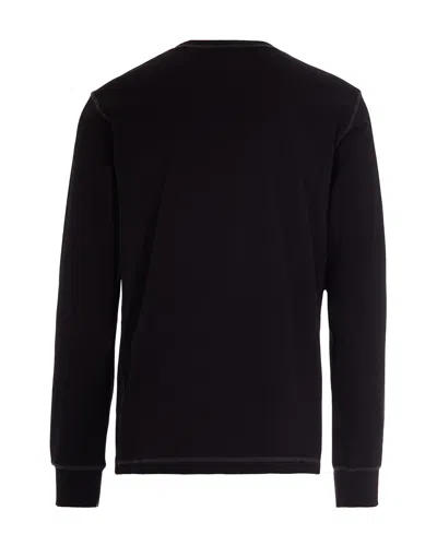 Diesel T-shirt Madjust Ls Tr Nera In Blue