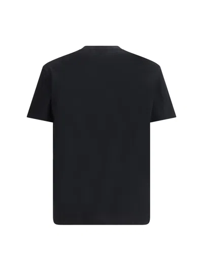 Alexander Mcqueen Crew Neck Graphic Print Short Sleeve T Shirt In Black