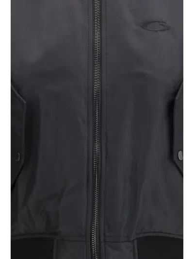 Balenciaga Women Bomber Jacket In Black