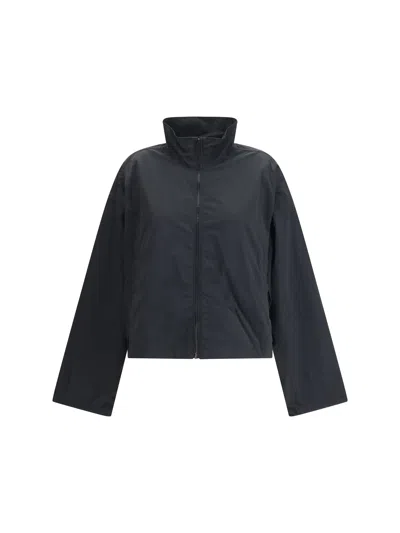 Diesel Black Polyamide Shell Jacket In Black