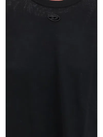 Diesel Women M-alinesa Pullover In Black