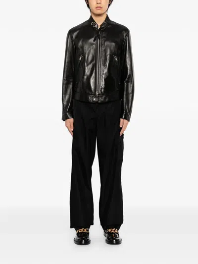 Versace Cargo Pants In Black