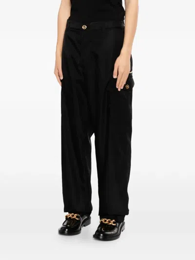 Versace Cargo Pants In Black