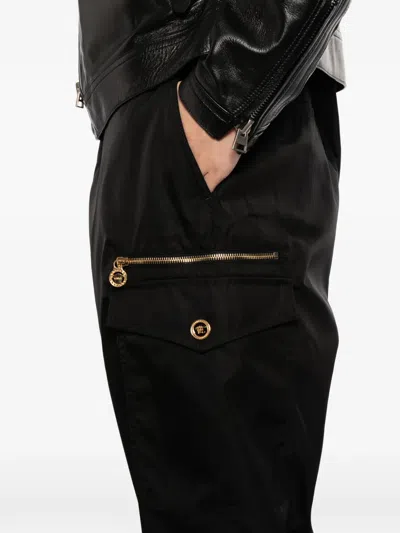 Versace Cargo Pants In Black