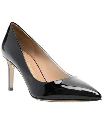 Ferragamo Pointed-toe 85mm Leather Pump In Black