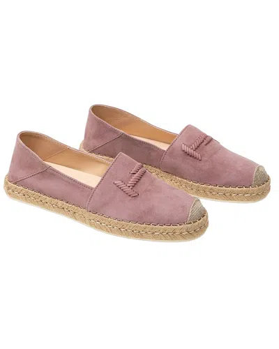 Tod's Suede Espadrilles In Pink