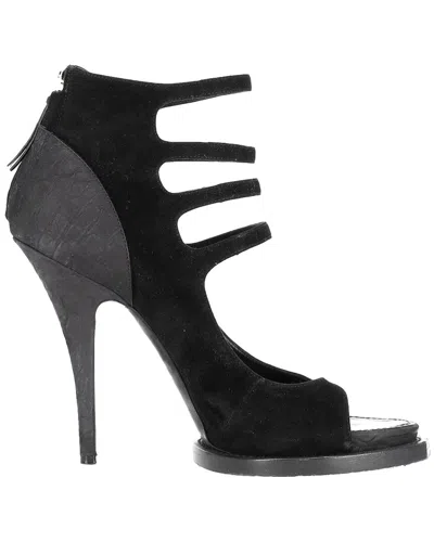 Givenchy Women's Suede Strappy Platform Sandal (authentic Pre-loved) In Black