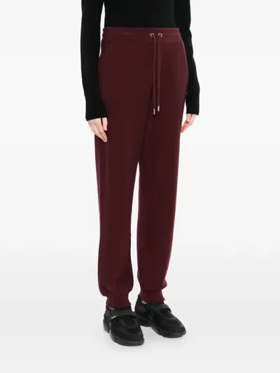 Versace Drawstring Trousers In Red