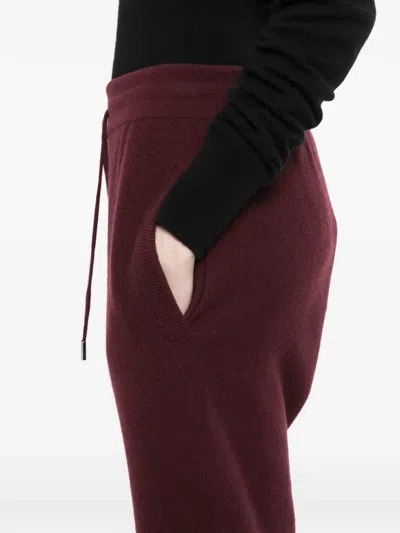 Versace Drawstring Trousers In Red
