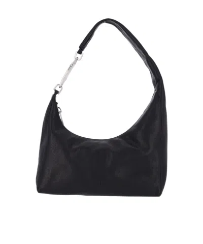 Rick Owens Gemini Shoulder Bag Adjustable Strap Hardware In Black