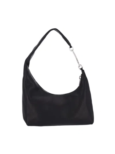Rick Owens Gemini Shoulder Bag Adjustable Strap Hardware In Black