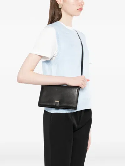 Tom Ford Adjustable Strap Cross Body Bag In Black