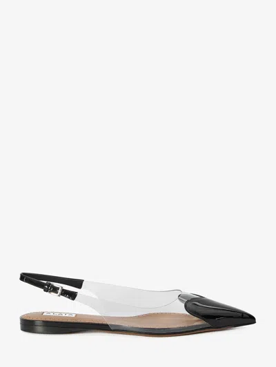 Alaïa Coeur Heart Clear Slingback Ballerina Flats In Multi