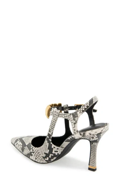 Kenneth Cole Romi Ankle Strap Pointed Toe Pump In Multi