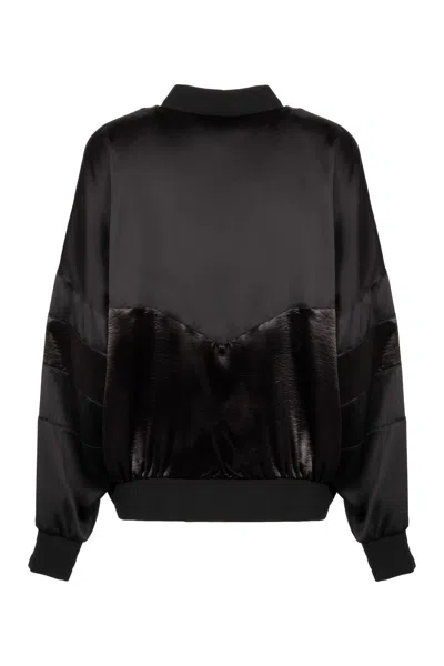 Dsquared2 Techno Fabric Sweatshirt In Black