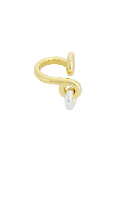 Uncommon Matters Knot Lock Loop Ring In Gold