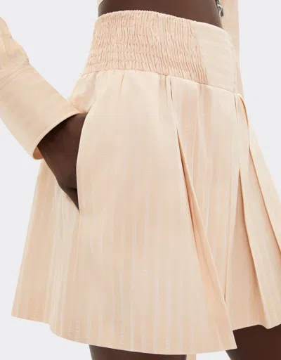 Ferrari Shorts With  Monogram Pattern In Neutral