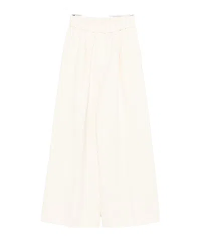 Forte Forte Elasticated Trousers In White