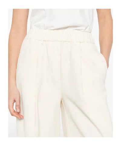 Forte Forte Elasticated Trousers In White