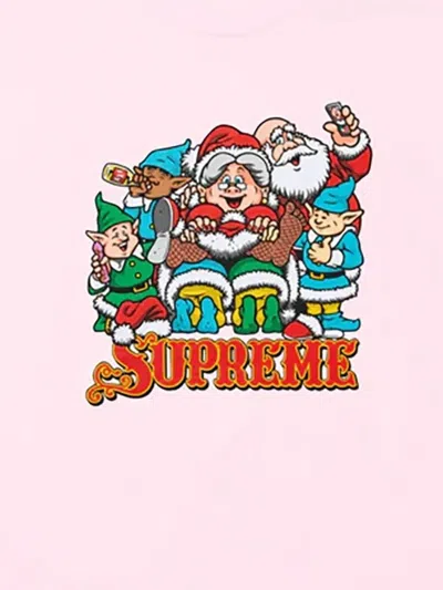 Supreme Printed T-shirt In Pink