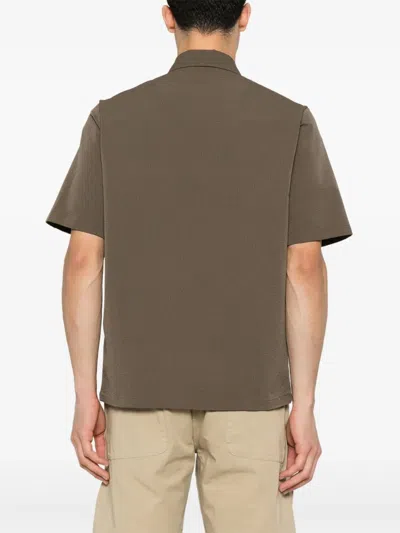 Herno Man Shirt In Brown