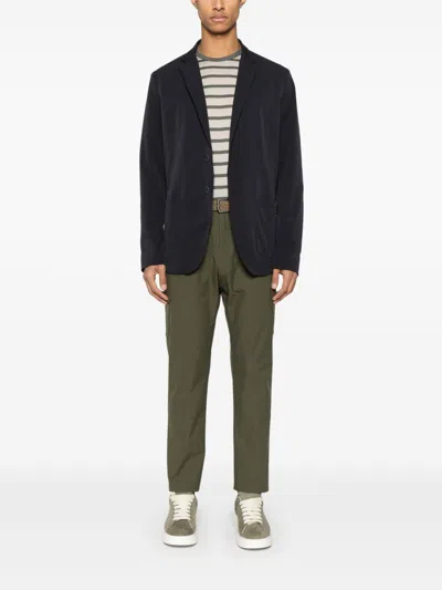 Herno Single-breasted Jacket In Black