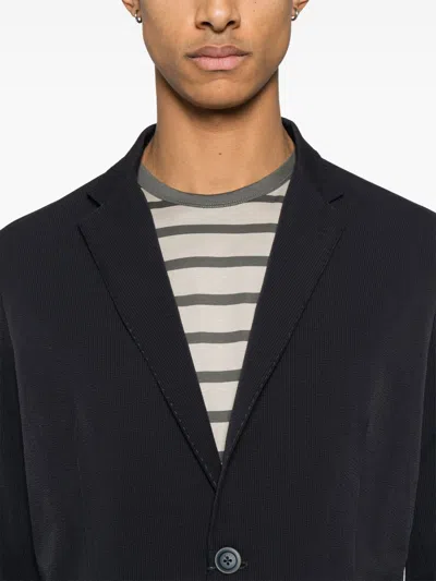 Herno Single-breasted Jacket In Black