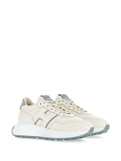 Hogan Salomon Black Textile Sneaker In Multi