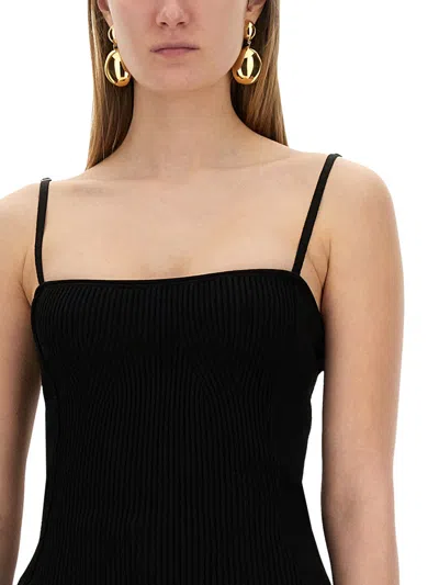 Jacquemus Le Haut Sierra Top In Black