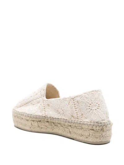 Manebi Hemp Flat La Havana Espadrilles In White