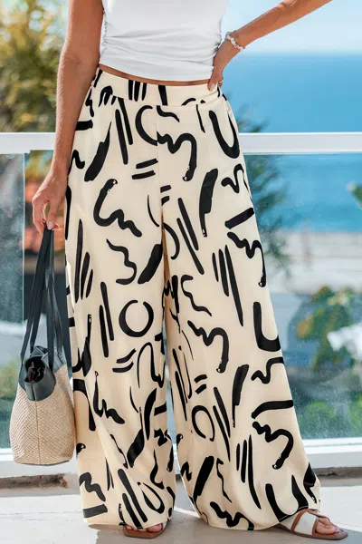 Cupshe Pizzazz Abstract Pants In Multi