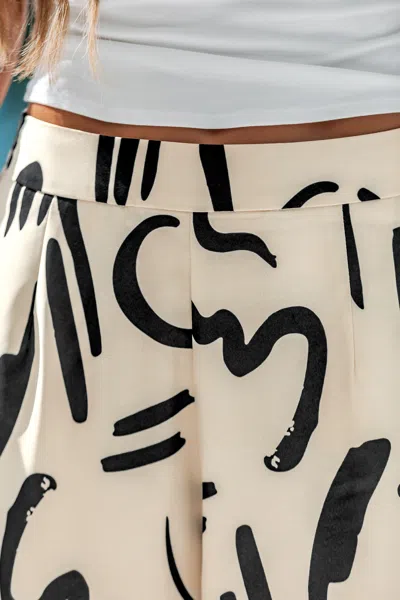 Cupshe Pizzazz Abstract Pants In Multi
