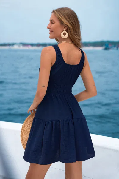 Cupshe Angelic Blue Mini Dress