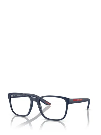 Prada Linea Rossa 52mm Pillow Optical Glasses In Blue