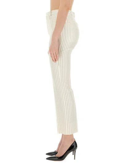 Tom Ford Pinstripe Pants In Neutral
