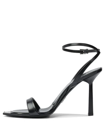 Prada Stylish Pointed Toe Sandals For Women In Black