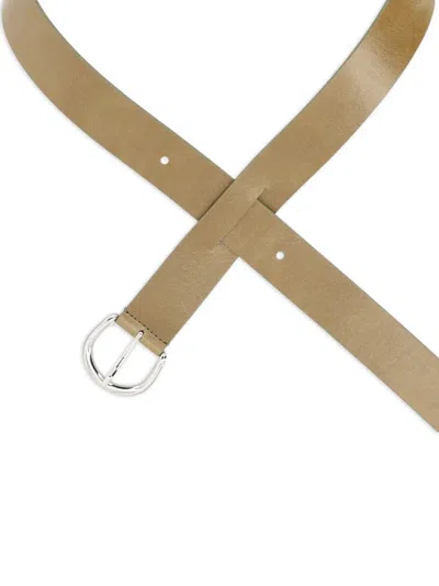 Paloma Wool D-ring Leather Belt In Neutral