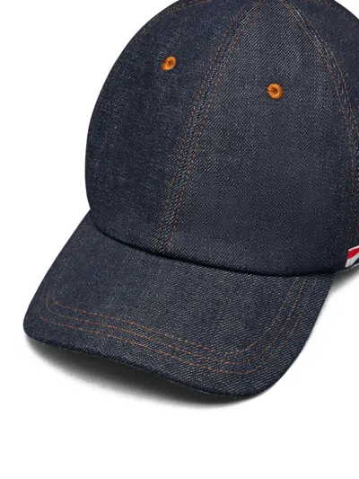 Thom Browne Adjustable-strap Baseball Cap In Blue