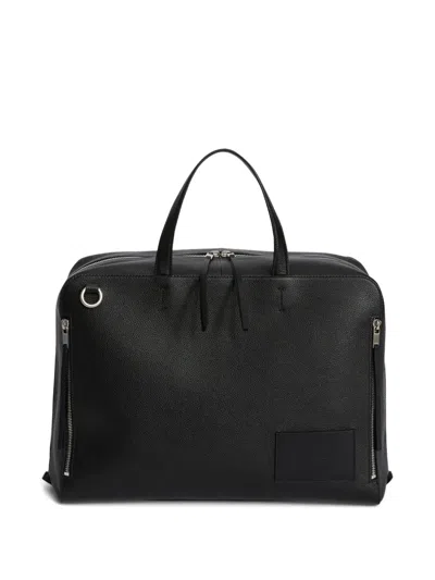 Jil Sander Leather Briefcase In Black