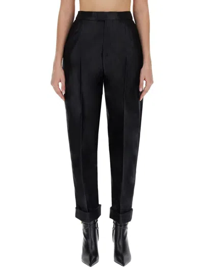 Tom Ford Silk Pants In Black
