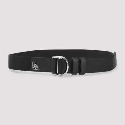 Prada Polyamide Belt In Black
