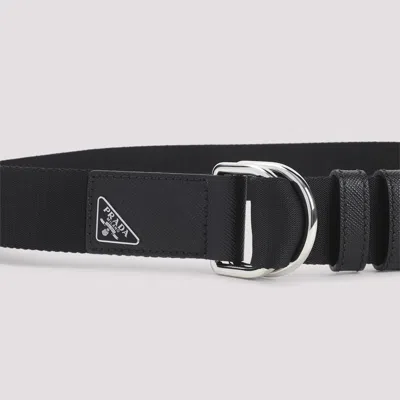Prada Polyamide Belt In Black