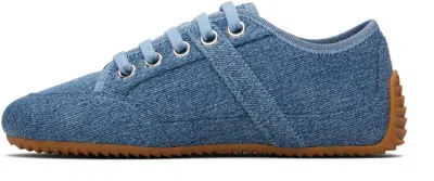 Givenchy Slim Sneakers In Denim In Blue