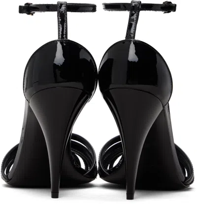 Givenchy Black Ankle-strap Heels In Black