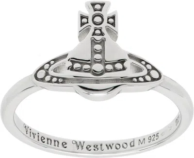 Vivienne Westwood Marinetta Ring In Gray