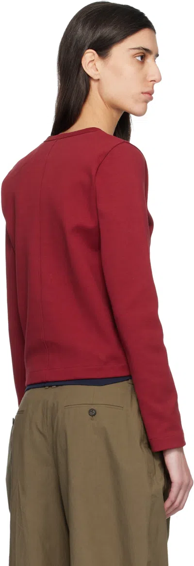 Flore Flore Red Poppy Cardigan In Red