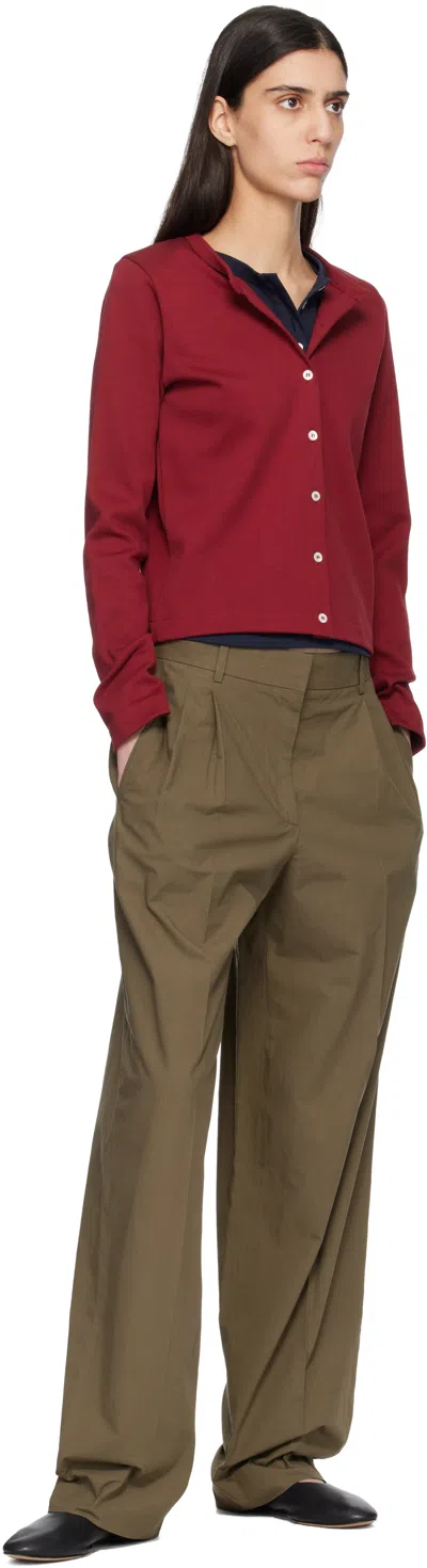 Flore Flore Red Poppy Cardigan In Red