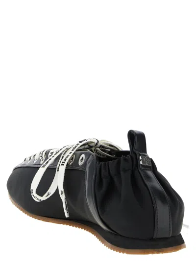 Ganni Alexander Mcqueen White Leather Sneakers With White Leather Heel